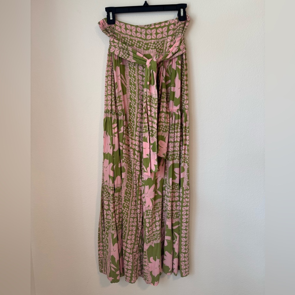 Pink and Green Floral pants